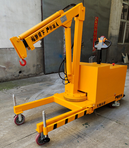 全自动蓄电池旋转吊车